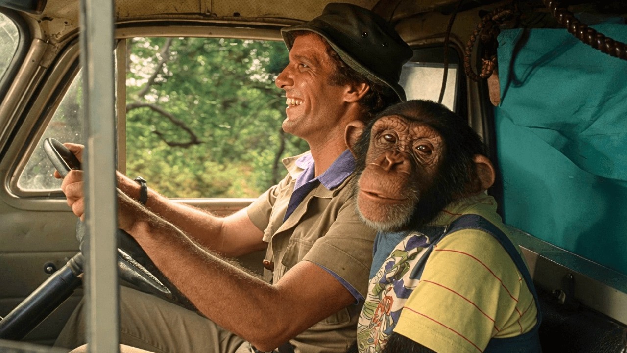 A merchant with a monkey on the run on safari | Adventure Movie HD